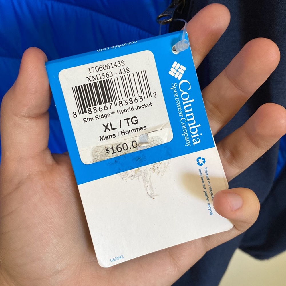 Blue Columbia Puffer Jacket - Picture 3 of 6